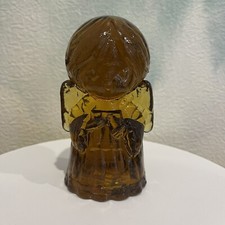 Mosser Glass Amber Praying Angel Figurine — listing 4