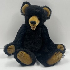 Mohair Teddy Bear in Bavarian Lederhosen with Felt Hat and Alpine Vest — listing 5
