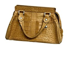 Nordstrom Genuine Leather Brown Distressed Doctor-Style Satchel Handbag — listing 2