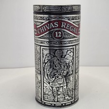 Vintage Chivas Regal 12 Year Whisky Bottle Presentation Tin with Bottle-Shaped Insert — listing 6