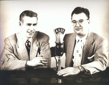 Jack Buck and Harry Caray St. Louis Cardinals HOF Announcers Commemorative Photo Plaque - KXOK Radio — listing 4