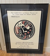 Mark Henderson Kwakiutl Native Art Cards Framed Triptych (incl. Thunderbird Capturing Killer Whale) — listing 2