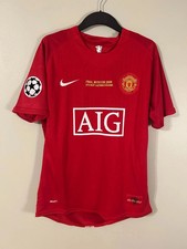 Manchester United 2007-2008 Nike Home Football Shirt with Barclays Premier League Patches — listing 4