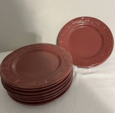Longaberger Pottery Woven Traditions Small Canister/Crock with Lid, Paprika (Red) — listing 5