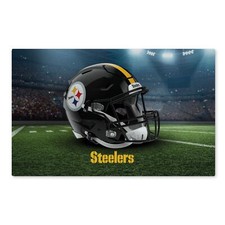 Pittsburgh Steelers Football-Shaped Accent Rug / Floor Mat — listing 3