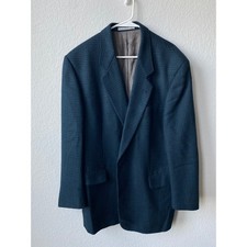 Hugo Boss Men's Gray Plaid Two-Button Sport Coat Blazer