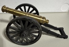Vintage Cast Metal Miniature Civil War Era Cannon Limber Caisson Cart — listing 3