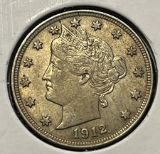 1912 Liberty Head V Nickel (No Mintmark, Philadelphia) — listing 5