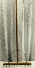 Antique Primitive Wooden Hay Rake Hand-Held Farm Tool — listing 4