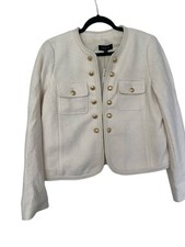 Talbots Woman Black Wool Button-Front Coat, Size 1X — listing 3
