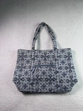 Vera Bradley Quilted Cotton Travel Tote in Blue Floral Pattern — listing 4