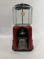 Vintage-Style Red Diecast Metal & Glass Gumball/Candy Dispenser Machine — listing 2