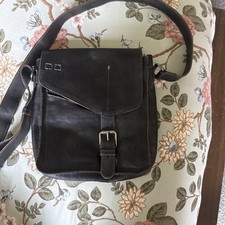 Bed Stu Leather Patchwork Small Crossbody Purse in Orange & White — listing 4