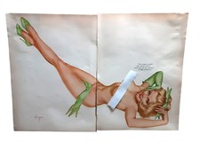 Alberto Vargas Pin-Up Print "You Surprised Me, Dear" (Milkman Gag) — listing 3