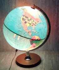 Scan-Globe Illuminated Children's Educational Desk Globe with Illustrated Map — listing 3