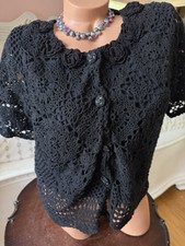 Vintage Nicole San Francisco Ribbed Knit Sweater, Light Blue — listing 2