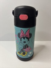 Thermos FUNtainer Disney Minnie Mouse Stainless Steel Kids Water Bottle with Pop-Up Straw — listing 6