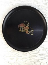 Vintage Couroc of Monterey Mushroom Inlaid Rectangular Tray — listing 5
