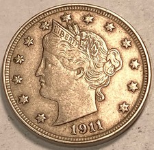 1911 Liberty Head V Nickel, Five Cents — listing 5