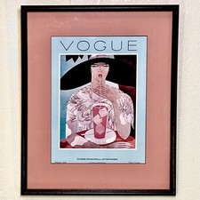 Vogue Magazine Cover Reproduction Print - Early December 1917, Helen Dryden 'Lady in the Moon' — listing 3