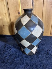 Emmanuel Maldonado Hand-Burnished Art Pottery Vase with Geometric Deco Design — listing 4