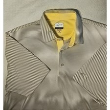Greg Norman Play Dry Purple Striped Golf Polo Shirt, Men's XL — listing 6