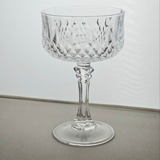 Cristal d'Arques Longchamp 24% Lead Crystal Champagne Coupe Sherbet Glasses 5.5in Set of 4 — listing 4