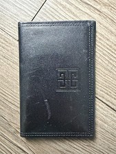 Vintage Givenchy Brown Saffiano Leather Kisslock Coin Purse Wallet — listing 3