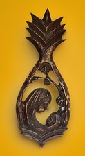 The Hardwood Factory Kauai Hawaii Carved Wood Pineapple-Shaped Dish/Bowl