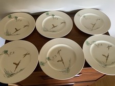 Royal Doulton Vogue Collection 'Sophistication' TC1157 Fine China Dinner & Tea Set for 6 (White with Pink Blossom & Sage Border)