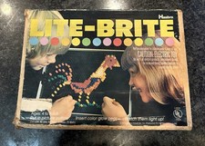 Vintage 1981 Hasbro Lite-Brite Model 5455 in Original Box with Pegs — listing 2