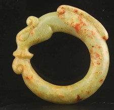 Cast Metal Chinese Dragon Sculpture Chasing Flaming Pearl on Cloud Base — listing 2