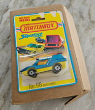 Matchbox Superfast Cosmobile Space Car, Teal with Yellow Base and Amber Windows — listing 5