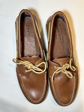 Sperry Top-Sider Authentic Original 2-Eye Boat Shoes, Tan/Sahara Leather, listing 6