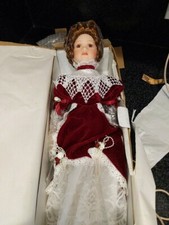 Heritage Collector's Doll Bisque Porcelain Prairie Girl Doll with Bonnet — listing 2