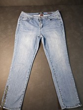 Earl Jean Embellished Rhinestone Button Denim Jacket Size 18/20 — listing 5
