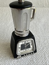 Vintage Novelty Miniature Stand Mixer Figural Desk Clock — listing 2