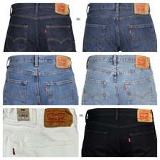 Vintage Levi's 501 Original Straight-Leg Denim Jeans, Size 34x30 — listing 2