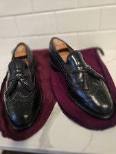 Allen Edmonds Manchester loafer Manchester Burgundy Wingtip Tassel Loafers Size 9.5 D — listing 4