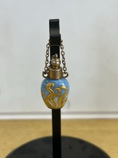 Pair of Art Nouveau Glass Perfume Bottles with Stoppers, 1920s
