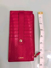 Lodis Yellow Croc-Embossed Leather Kisslock Coin Purse — listing 5