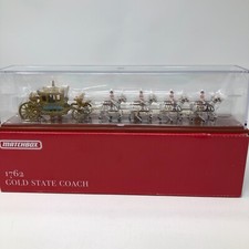 Die-Cast Model Gold State Coach with Eight-Horse Team and Postilion Riders, listing 2