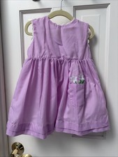 The Oaks Apparel Girls' Pastel Rainbow Striped A-Line Dress, Size 2Y — listing 5