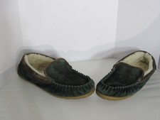 L.L.Bean Wicked Good Suede Moccasin Slippers with Shearling Lining — listing 6