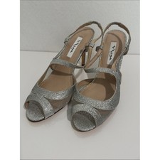 Nina Strappy Glitter Slingback Evening Sandal High Heels — listing 5