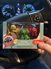 Disney Stitch Holiday Collector Set 3-Pack Mini Figures (Gold/Green/Red Glitter) — listing 6