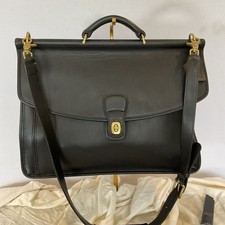 Lot of 2 Black Leather Laptop/Briefcase Bags - Coach and Dilano — listing 5