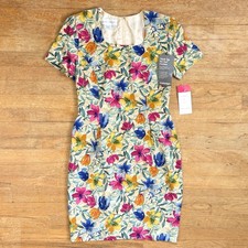 Vintage Tropical Hawaiian Floral Print Button-Up Blouse Brand name is legible — listing 2