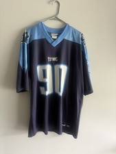Nike Team Tennessee Titans Jevon Kearse #90 Licensed NFL Jersey, Navy Blue Mesh, Size Medium