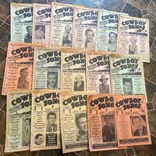 Cowboy Songs Magazine Number 39, Faron Young Cover, circa 1955 Country Western Song Folio